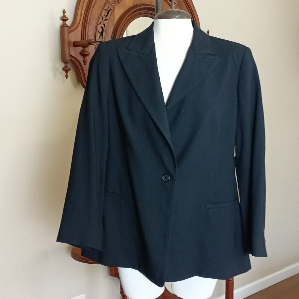 Lida Baday Size 14 Black 100% Wool